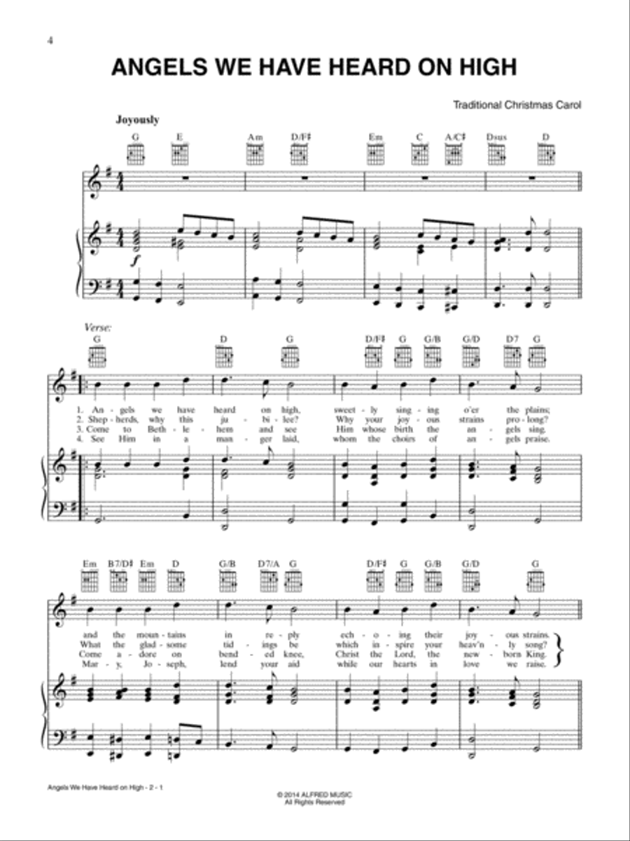 The Giant Book of Christmas Sheet Music Piano, Vocal, Guitar scores gallery preview page 5