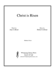 Christ is Risen (medium Voice)
