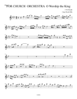 For Church Orchestra O Worship the King Flute 2