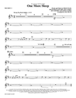 One More Sleep - Bb Trumpet 2
