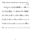 For Church Orchestra O Worship the King Timpani 1