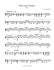 Piece pour Guitare