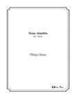 Nunc dimittis