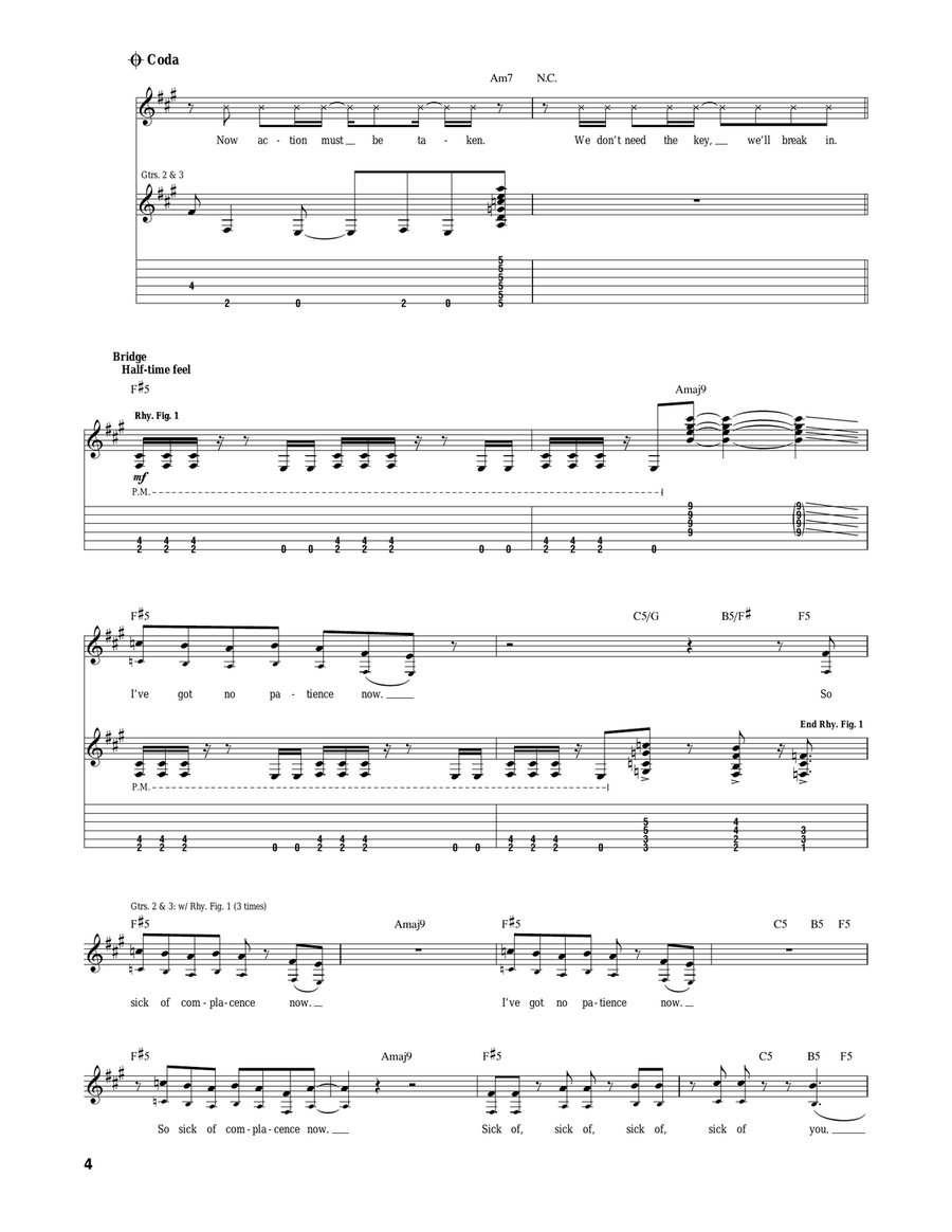 Know Your Enemy Know Your Enemy Acoustic Guitar scores gallery preview page 4