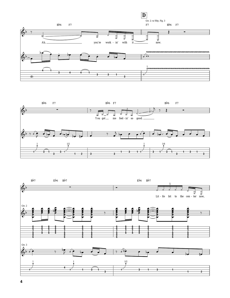Baby, Scratch My Back Baby, Scratch My Back Acoustic Guitar scores gallery preview page 4