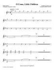 O Come, Little Children - Percussion 1