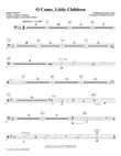 O Come, Little Children - Percussion 3