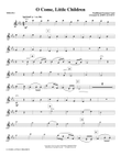 O Come, Little Children - Violin 1
