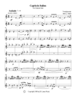 Capriccio Italien for clarinet duet (Tchaikowsky)