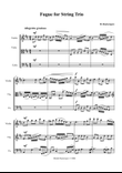Fugue for string trio