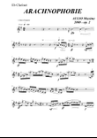 Arachnophobia, for clarinet quartet - set of parts