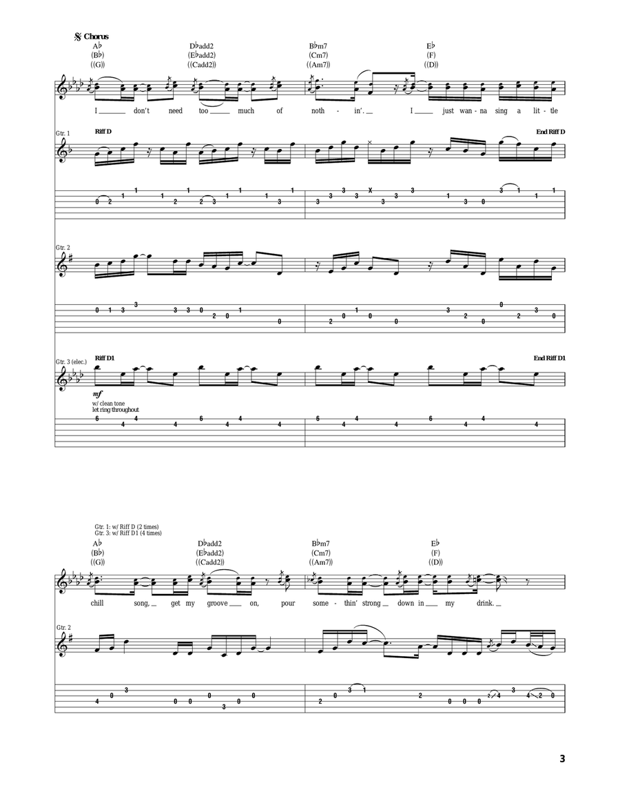 Little Bit Of Everything Little Bit Of Everything Acoustic Guitar scores gallery preview page 3