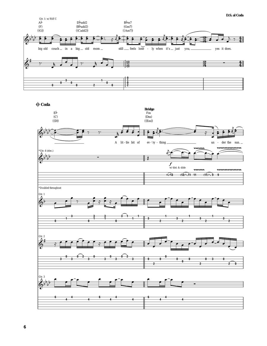 Little Bit Of Everything Little Bit Of Everything Acoustic Guitar scores gallery preview page 6