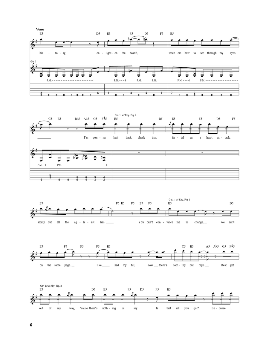 Lift Me Up Lift Me Up Acoustic Guitar scores gallery preview page 6