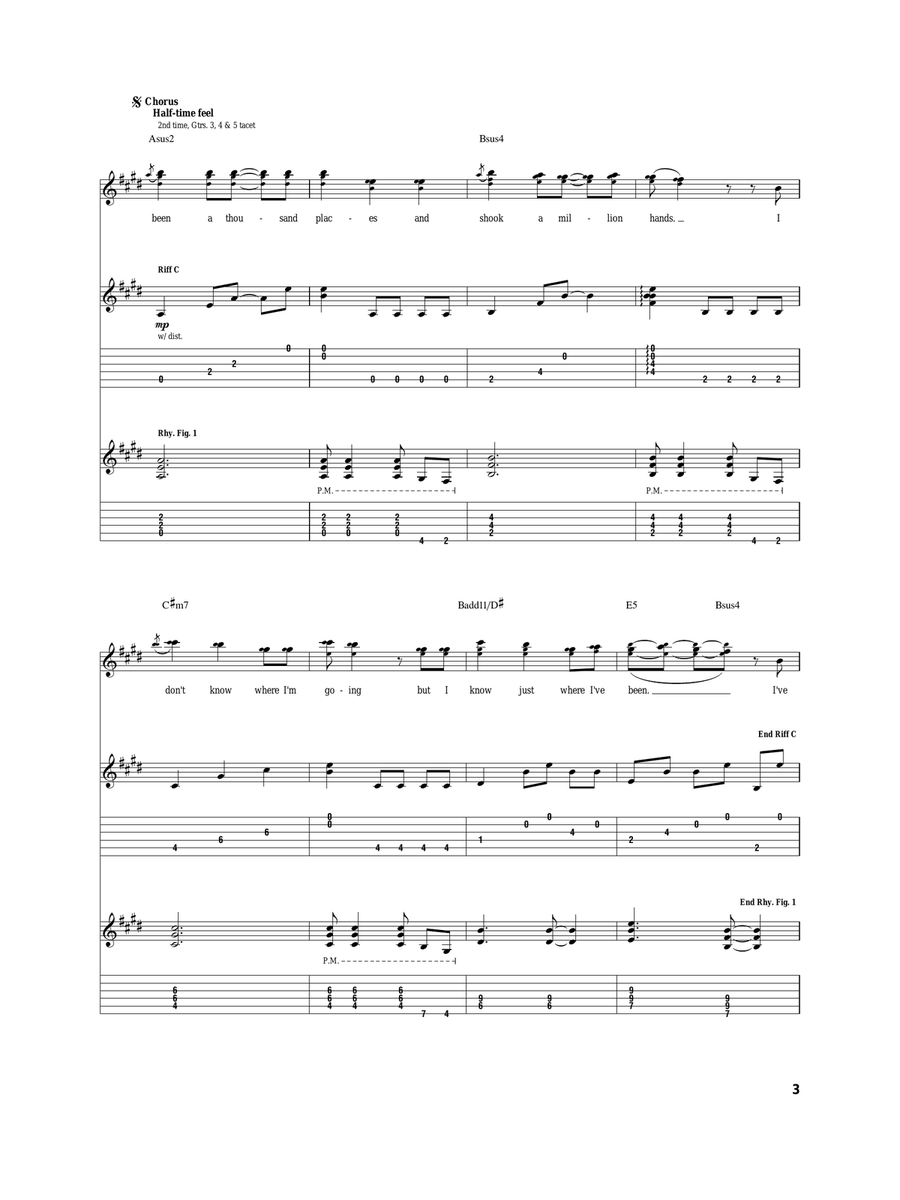 Battle Born Battle Born Acoustic Guitar scores gallery preview page 3