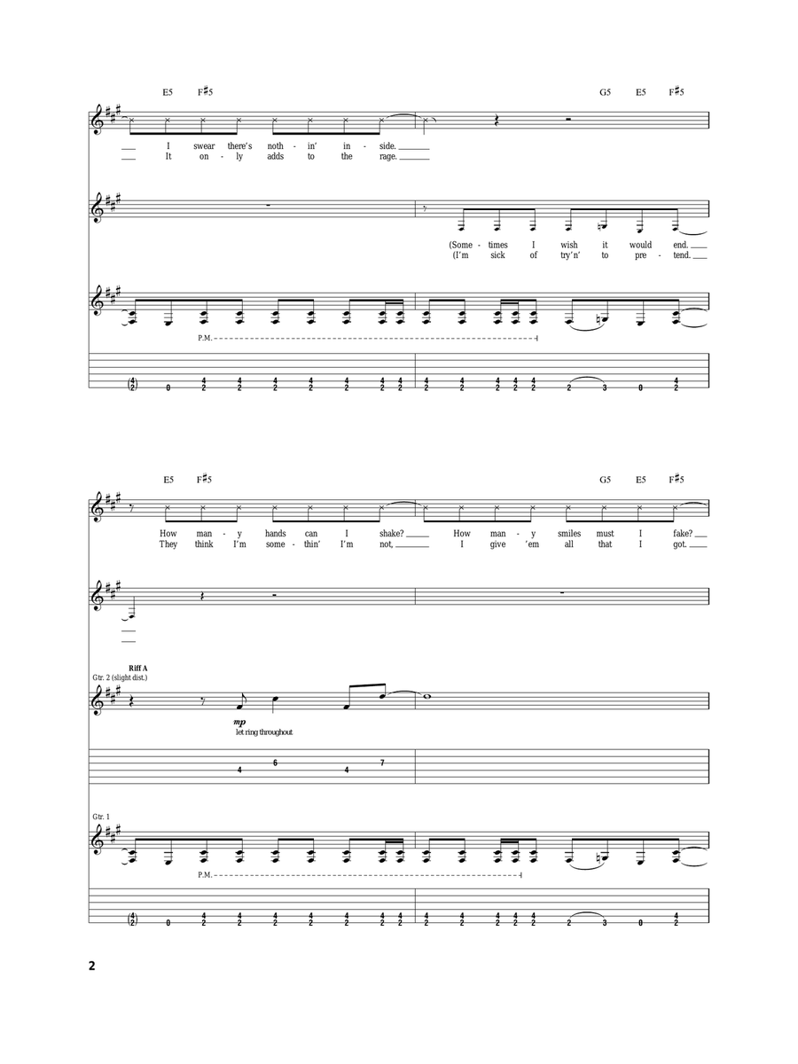 A Day In My Life A Day In My Life Acoustic Guitar scores gallery preview page 2