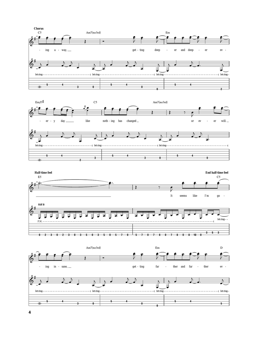 A Day In My Life A Day In My Life Acoustic Guitar scores gallery preview page 4