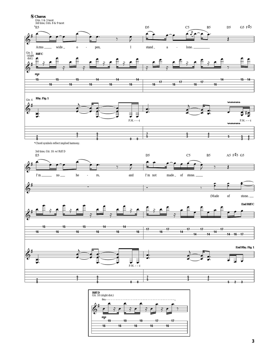 Wrong Side Of Heaven Wrong Side Of Heaven Acoustic Guitar scores gallery preview page 3