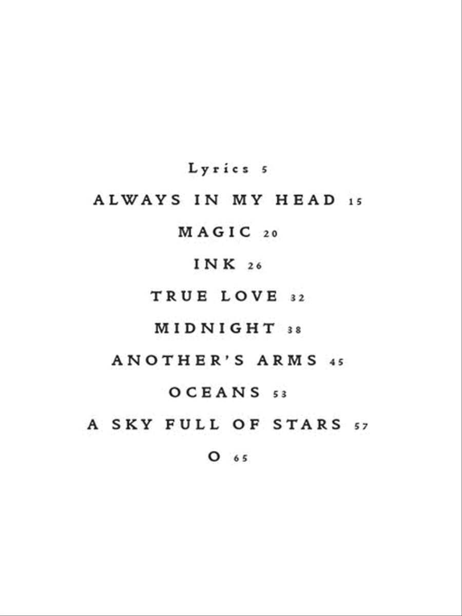 Coldplay – Ghost Stories Piano, Vocal, Guitar scores gallery preview page 2
