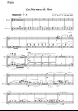 Les murmures du vent (Whispering Wind), transcription for symphonic orchestra - set of parts
