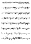 Amarilli mia bella (Amarilli my fair one) Madrigal by Julio Caccini (1551 - 1618), arranged for Clas