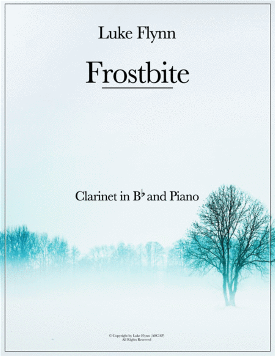 Frostbite Clarinet Solo scores gallery preview page 1