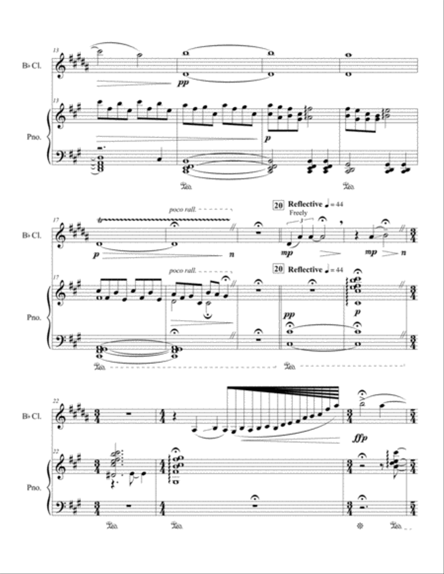 Frostbite Clarinet Solo scores gallery preview page 4