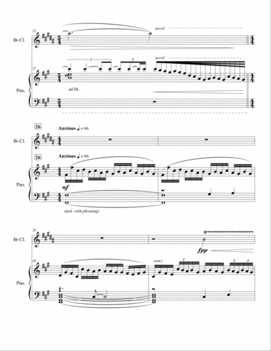 Frostbite Clarinet Solo scores gallery preview page 5