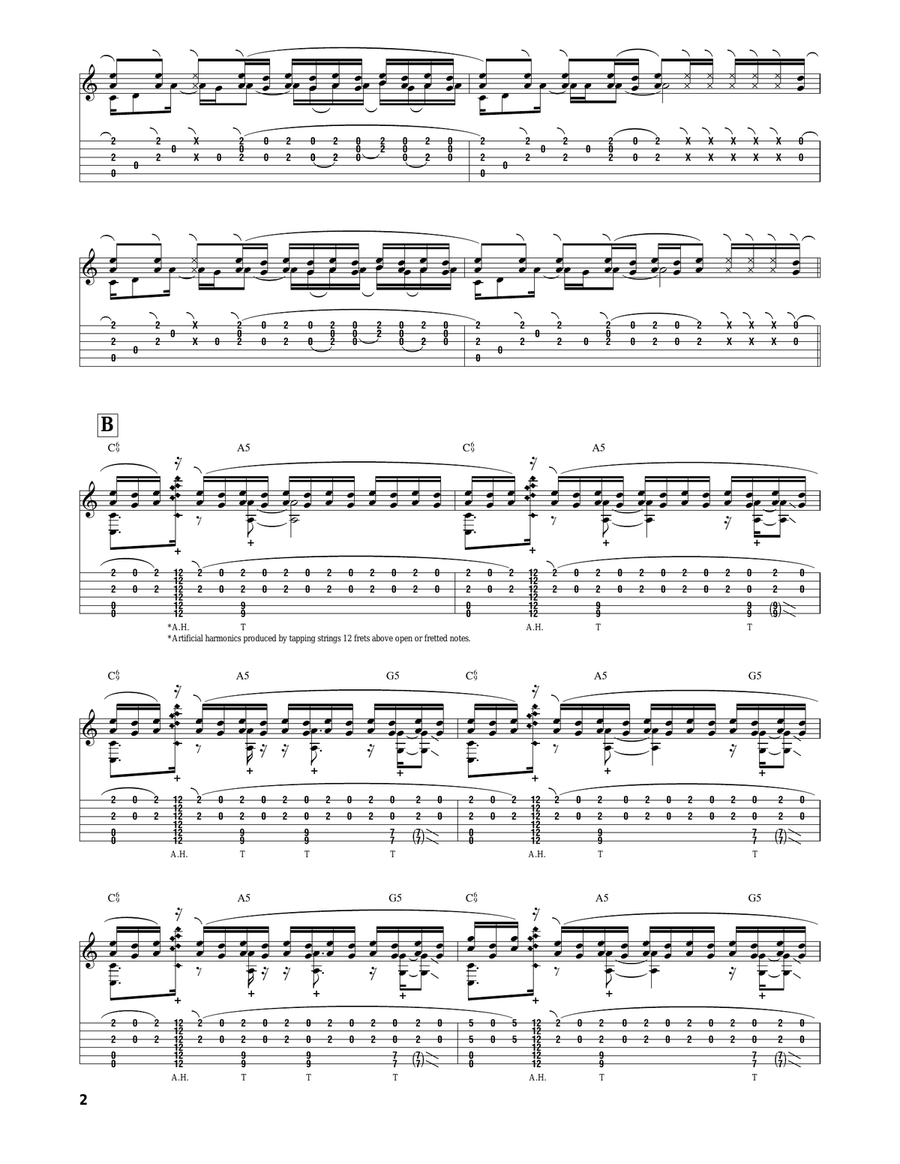 Aerial Boundaries Aerial Boundaries Acoustic Guitar scores gallery preview page 2