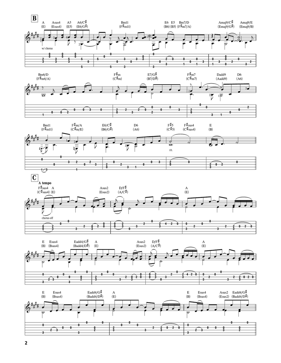 The Bricklayer's Beautiful Daughter Acoustic Guitar scores gallery preview page 2