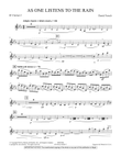 As One Listens to the Rain - Bb Clarinet 2 mini preview