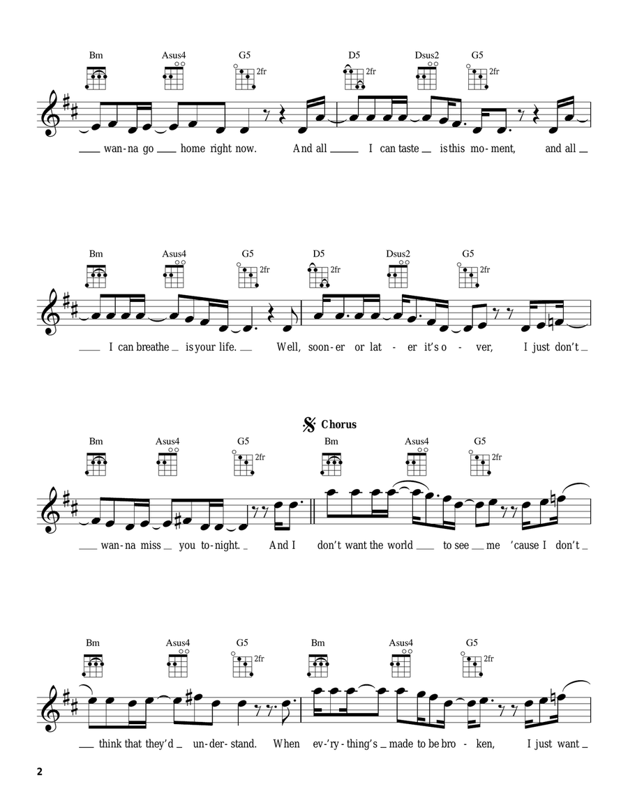 Iris Iris Ukulele scores gallery preview page 2