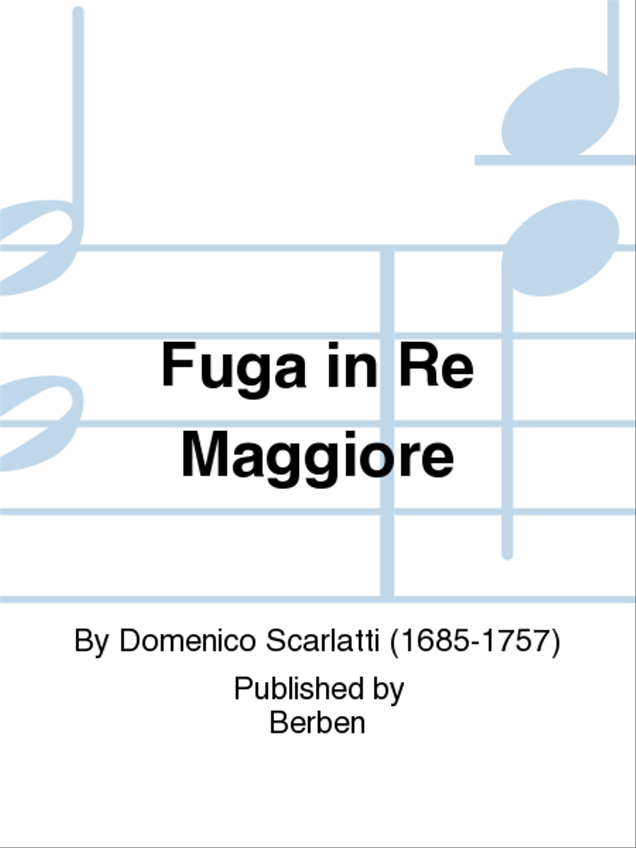 Fuga in Re Maggiore Classical Guitar scores gallery preview page 1