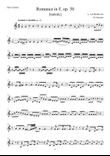 Romance in F, op. 50