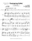 THANKSGIVING MEDLEY (Clarinet/Piano with Clarinet Part)