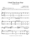 I NEED THEE EVERY HOUR (Trombone Solo with Piano and Trombone Part)