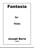Fantasia for Viola