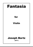 Fantasia for Violin