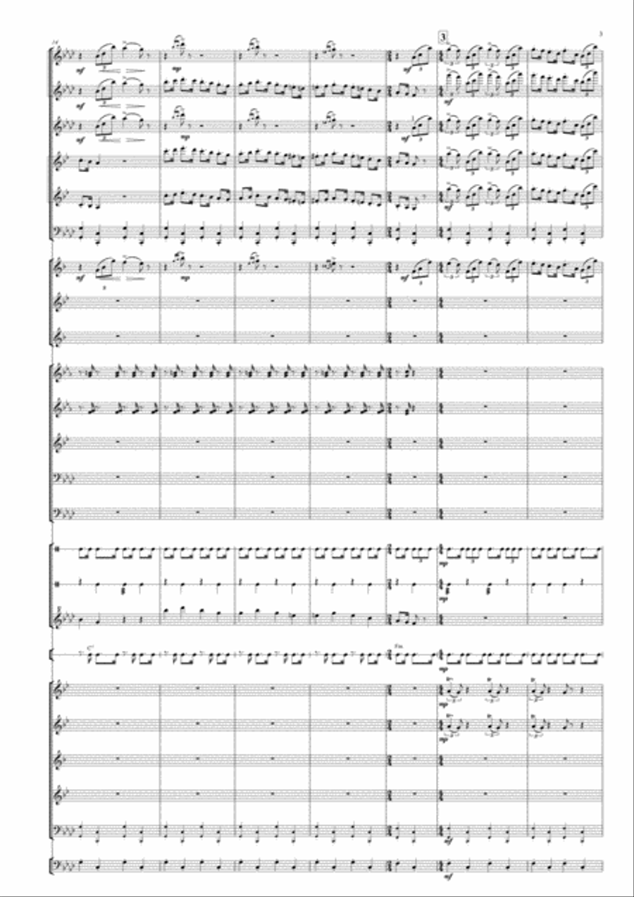 Tarantella from ballet Anyuta Concert Band scores gallery preview page 4