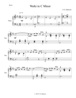Waltz in C minor