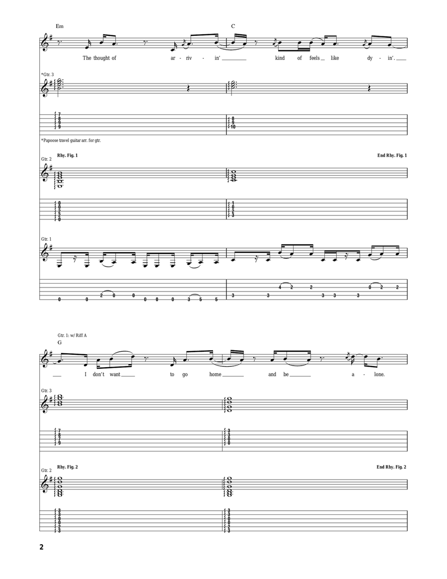 Long Drive Long Drive Acoustic Guitar scores gallery preview page 2