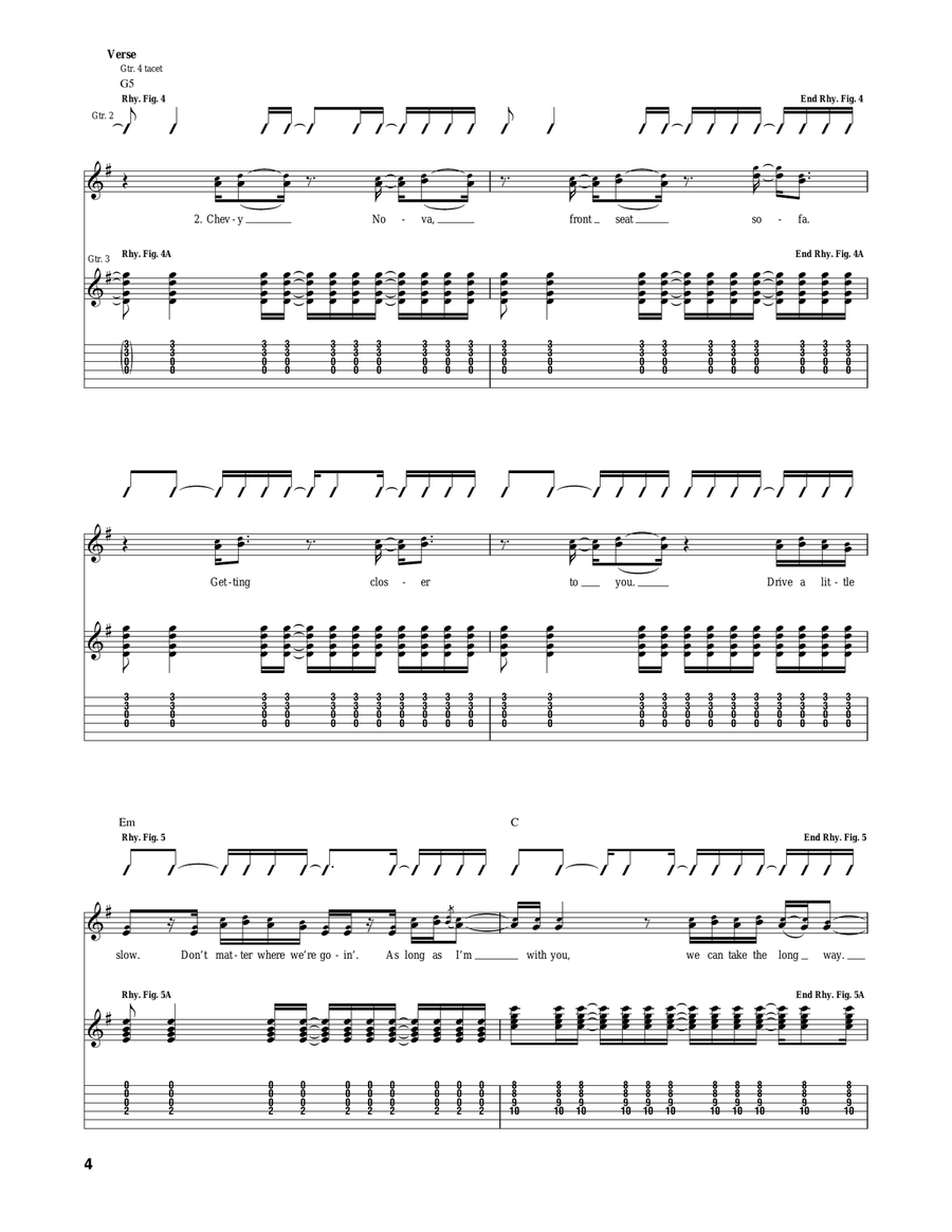 Long Drive Long Drive Acoustic Guitar scores gallery preview page 4