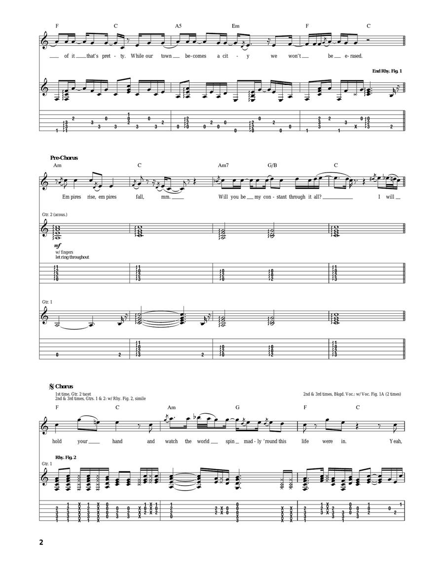 Quiet Quiet Acoustic Guitar scores gallery preview page 2