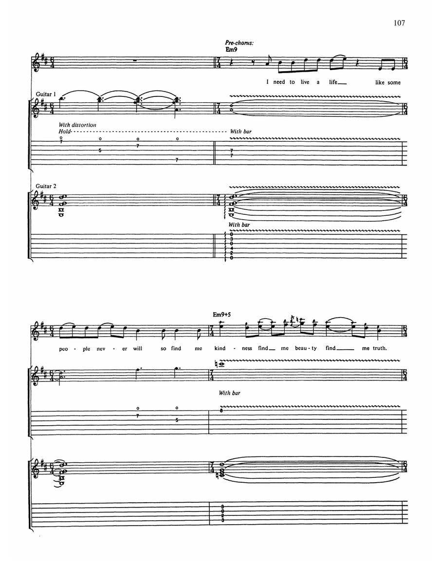 Learning To Live Learning To Live Acoustic Guitar scores gallery preview page 4