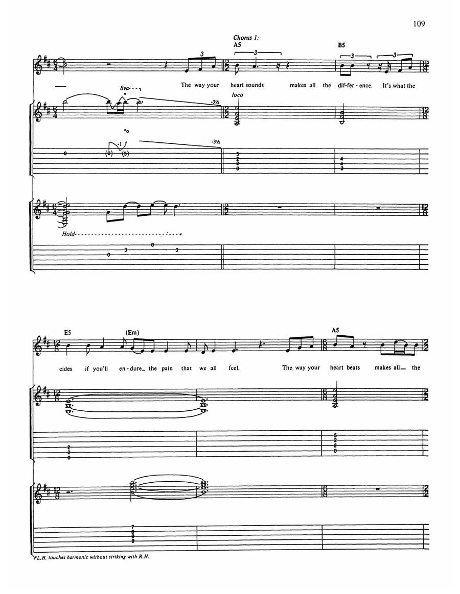 Learning To Live Learning To Live Acoustic Guitar scores gallery preview page 6