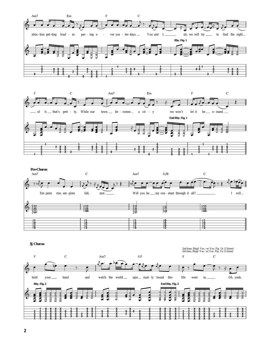 Quiet Quiet Acoustic Guitar scores gallery preview page 2