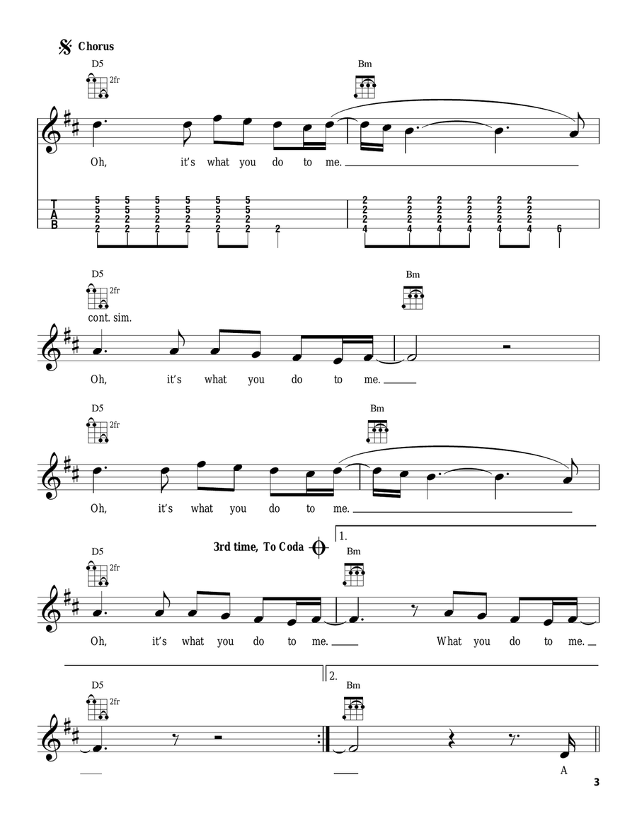 Hey There Delilah Hey There Delilah Ukulele scores gallery preview page 3