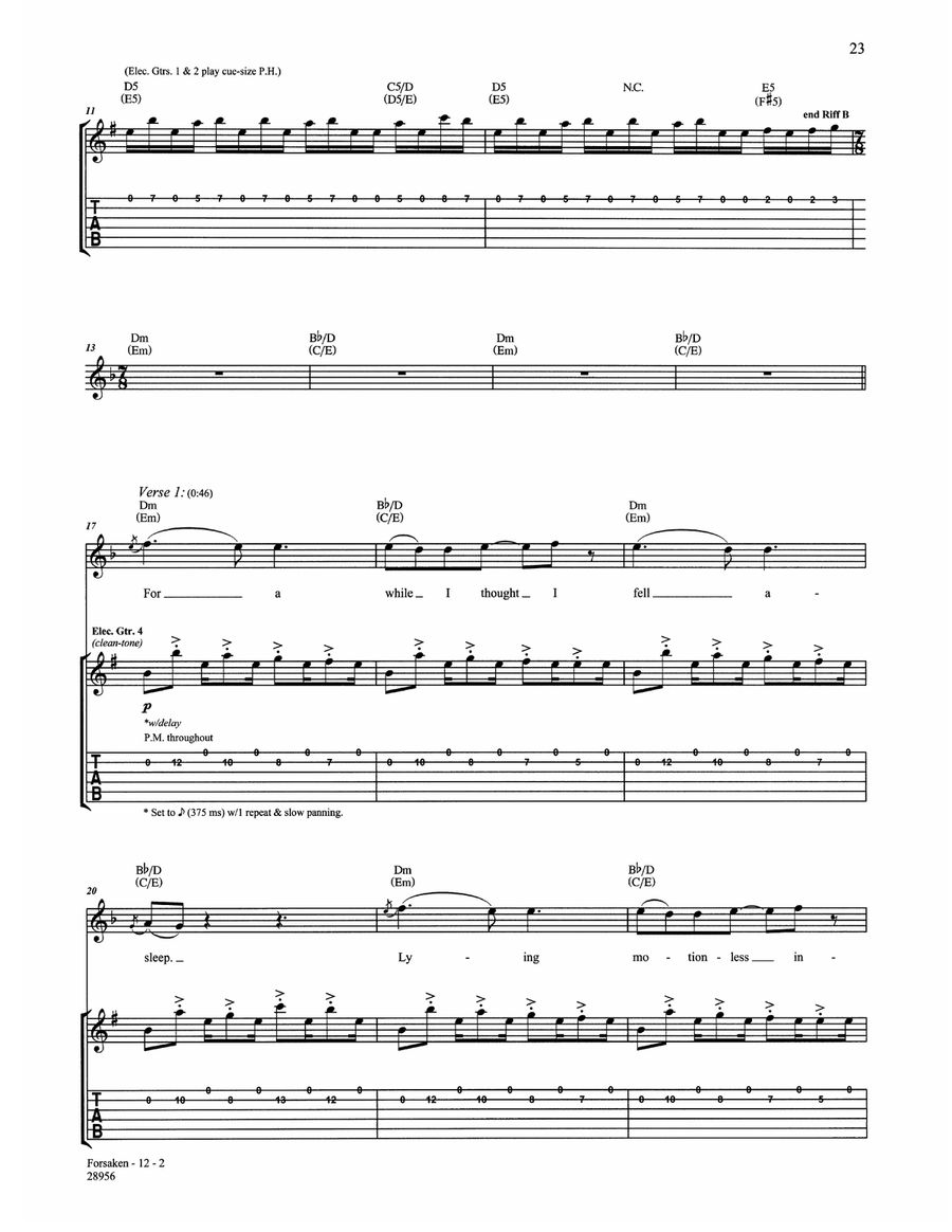 Forsaken Forsaken Acoustic Guitar scores gallery preview page 2