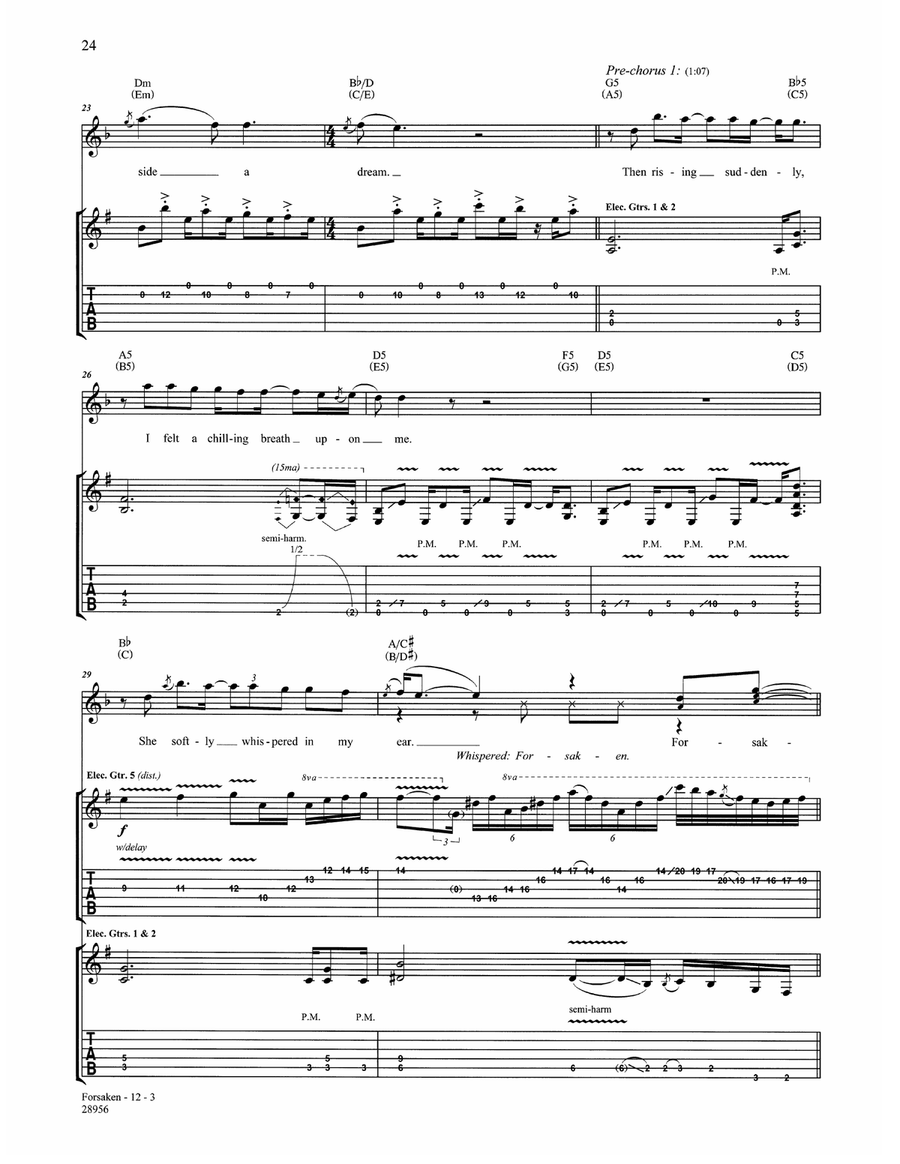 Forsaken Forsaken Acoustic Guitar scores gallery preview page 3