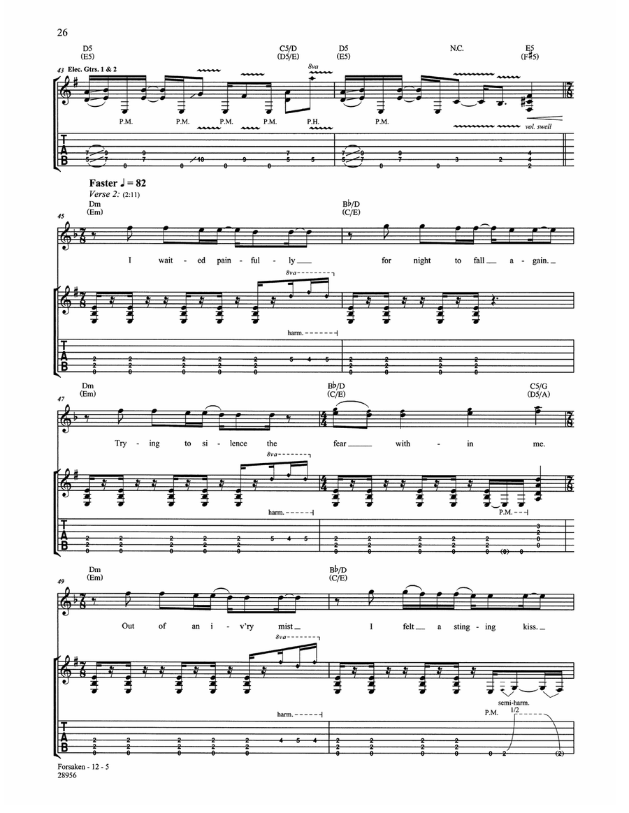 Forsaken Forsaken Acoustic Guitar scores gallery preview page 5
